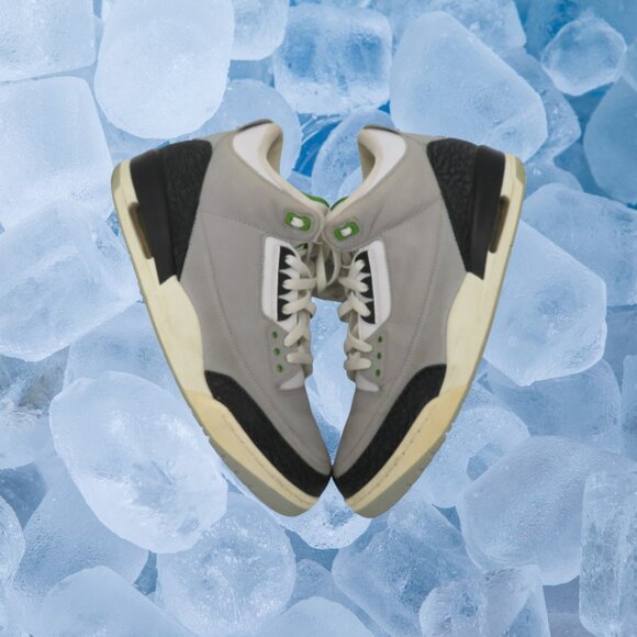Jordan Other - Nike Air Jordan 3 Retro Chlorophyll Mens Size 13 OG 136064-006 White Grey Green